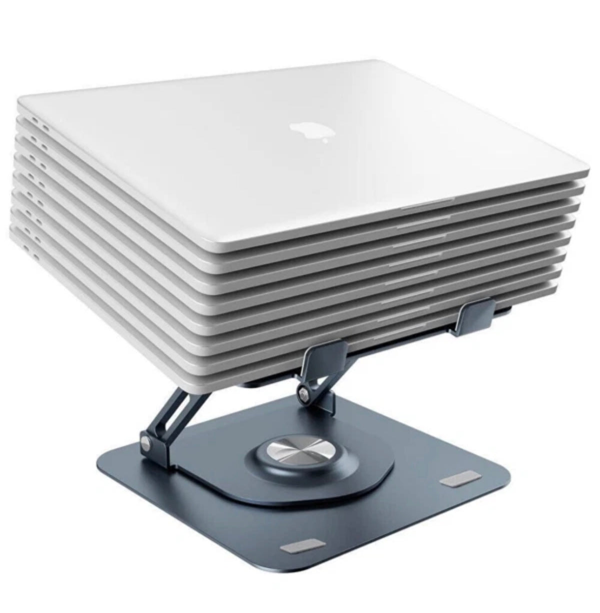 360° Rotating Laptop Stand Adjustable Metal Holder for Desk
