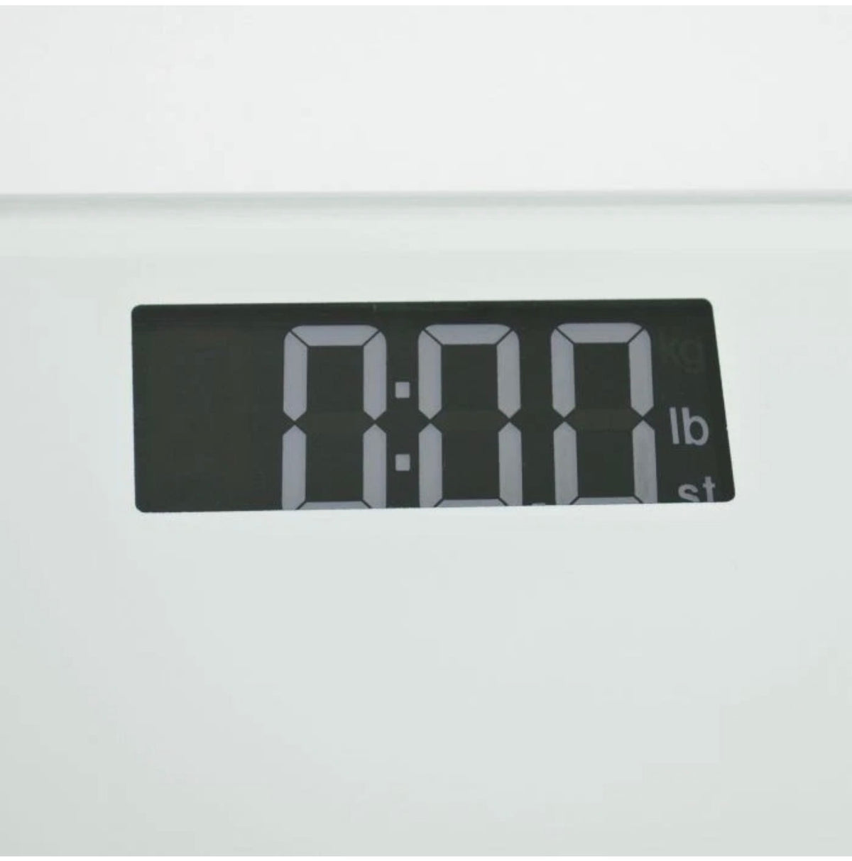 Digital Glass Bathroom Scales 180kg Body Weight Scale LCD KG LB Stone Display