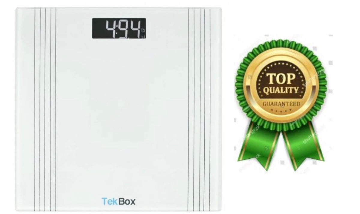 Digital Glass Bathroom Scales 180kg Body Weight Scale LCD KG LB Stone Display