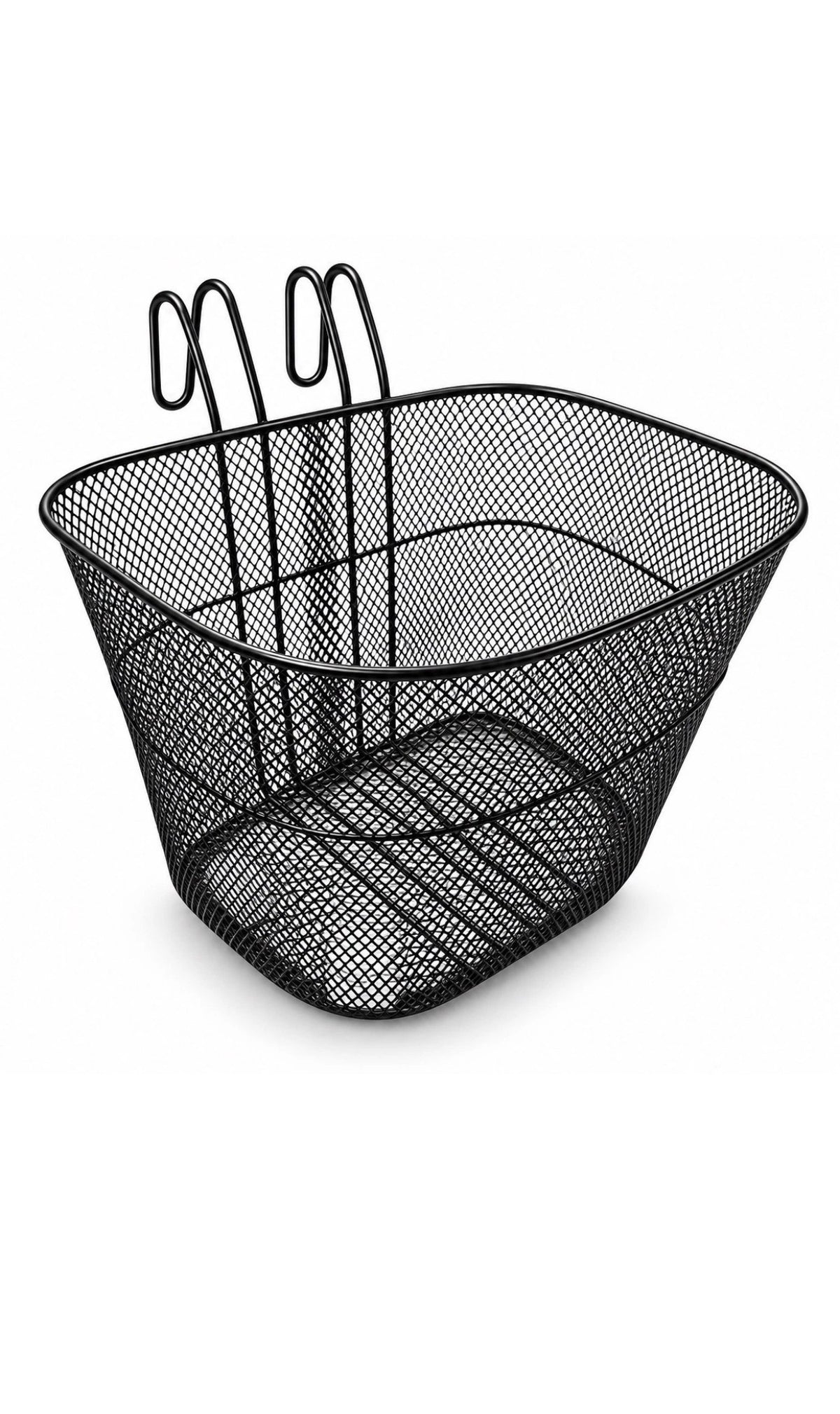 Detachable Front Bike Basket Metal Bicycle Handlebar Shopping Storage Basket